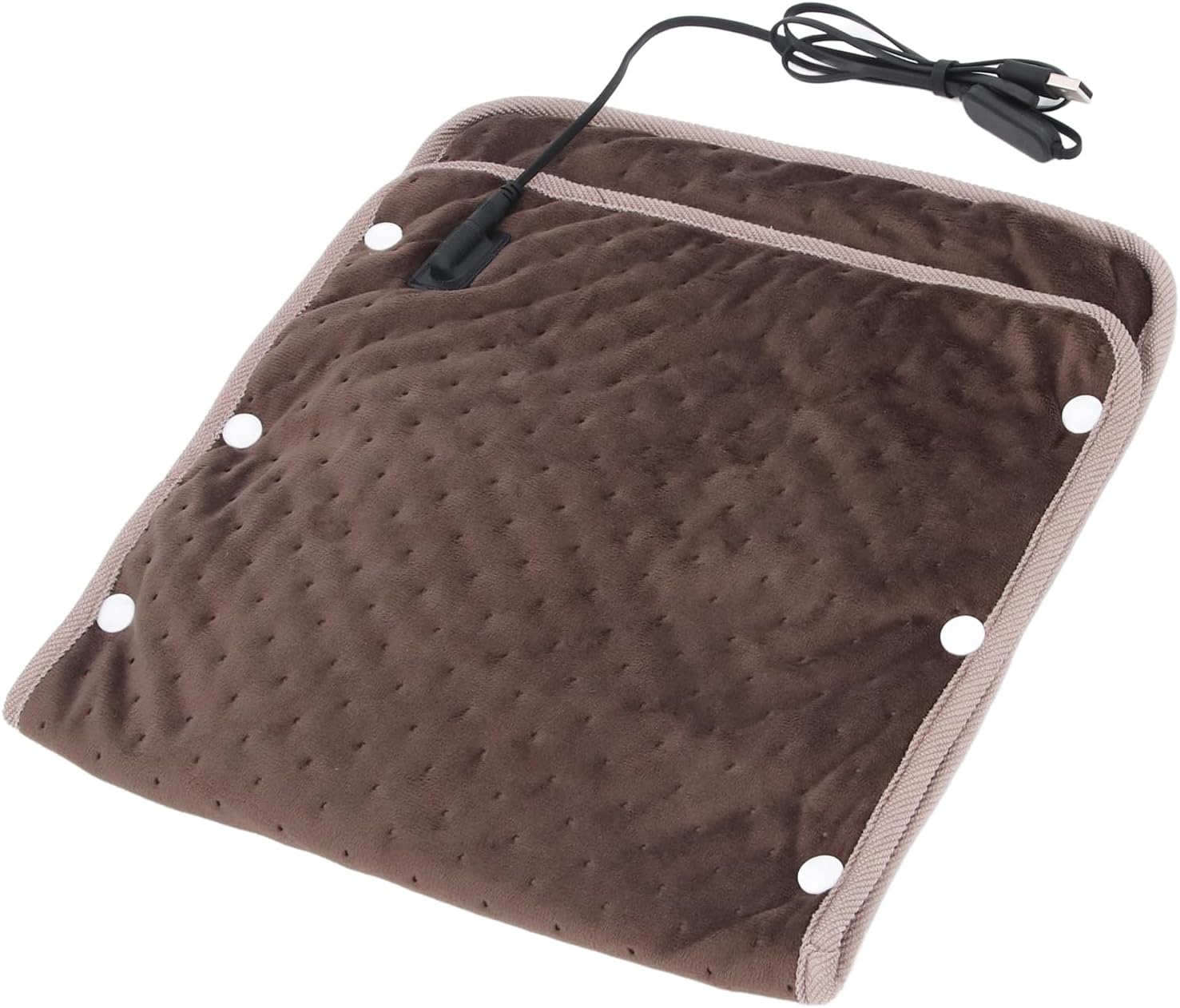 HURRISE USB Heated Blanket with 3 Temperature Settings
