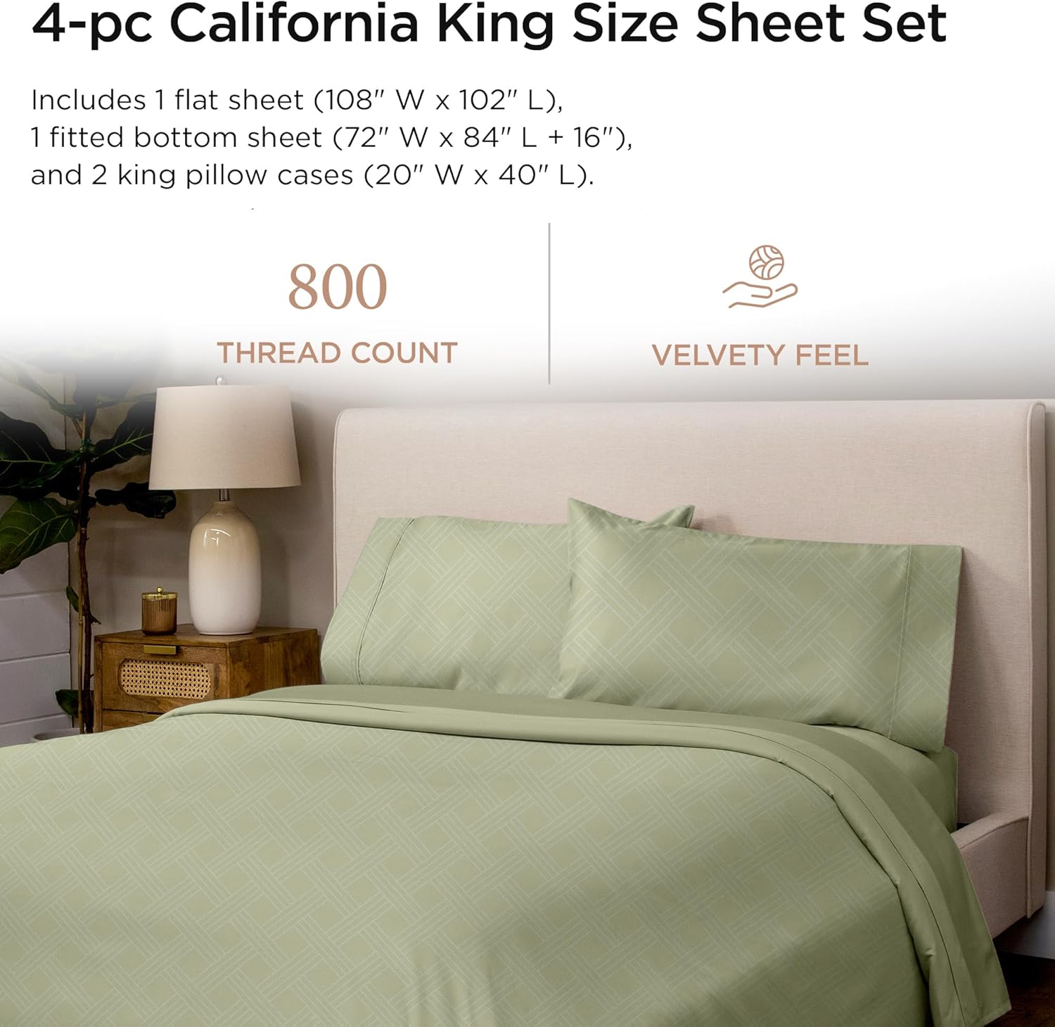 Threadmill Luxury California King Sheets