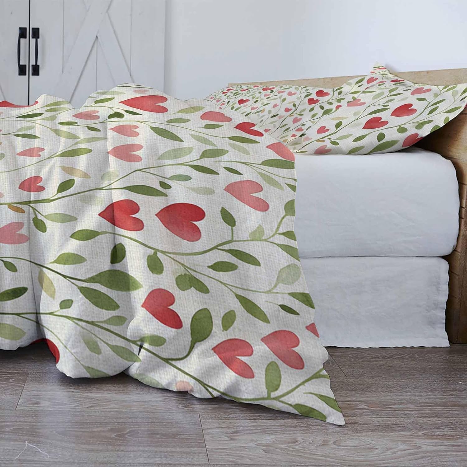 Valentines Day Bed Duvet Cover Queen Set 3 Piece