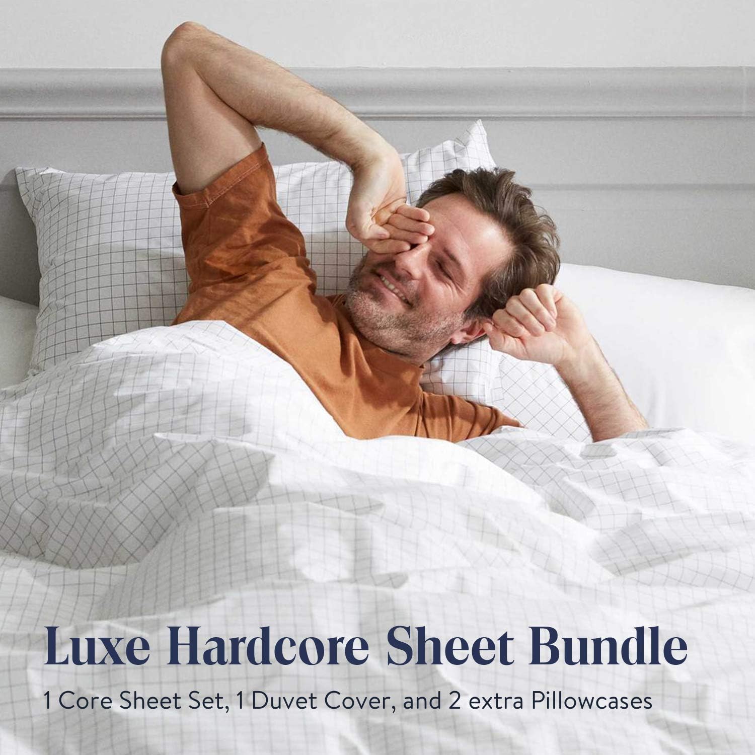 Brooklinen Luxury Sateen Sheet Set 7 Piece King Size White