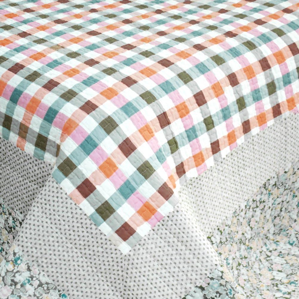 Blancho Bedding Nice Jane 3PC Cotton Quilt Set 1