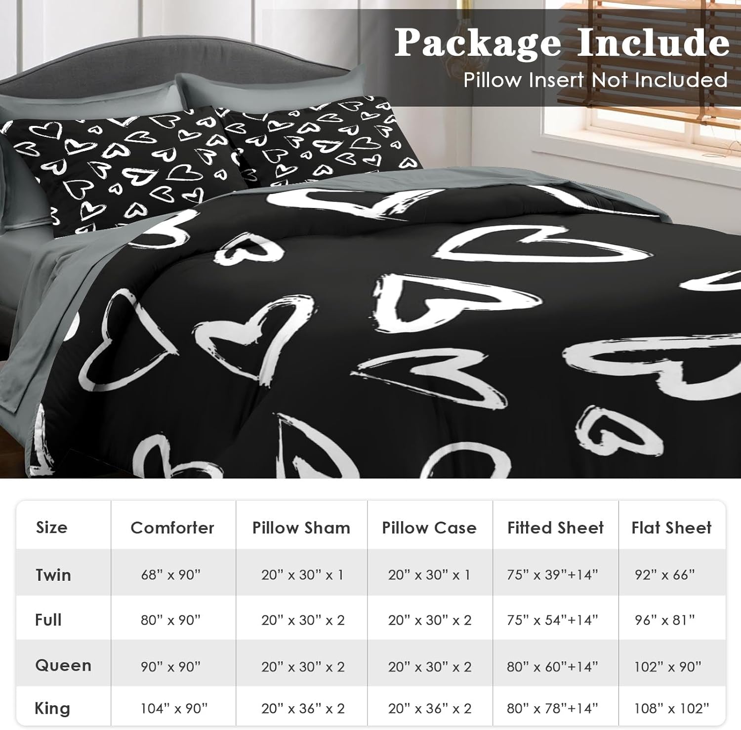 Pamnest Comforter Set Twin Size 5 Pcs Bedding 1