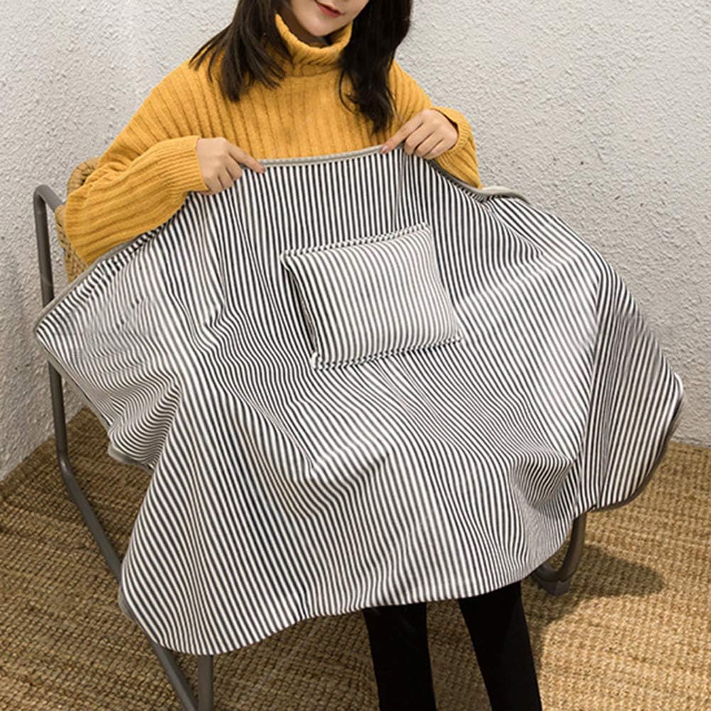 MINGZHE Heating Throw Blanket USB Dark Gray