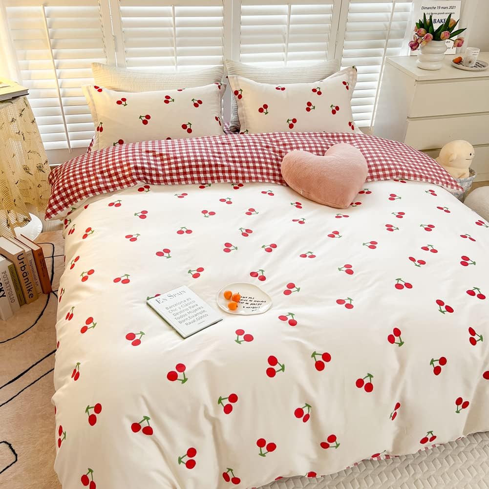BlueBlue Cherry Kids Duvet Cover Set Twin 1