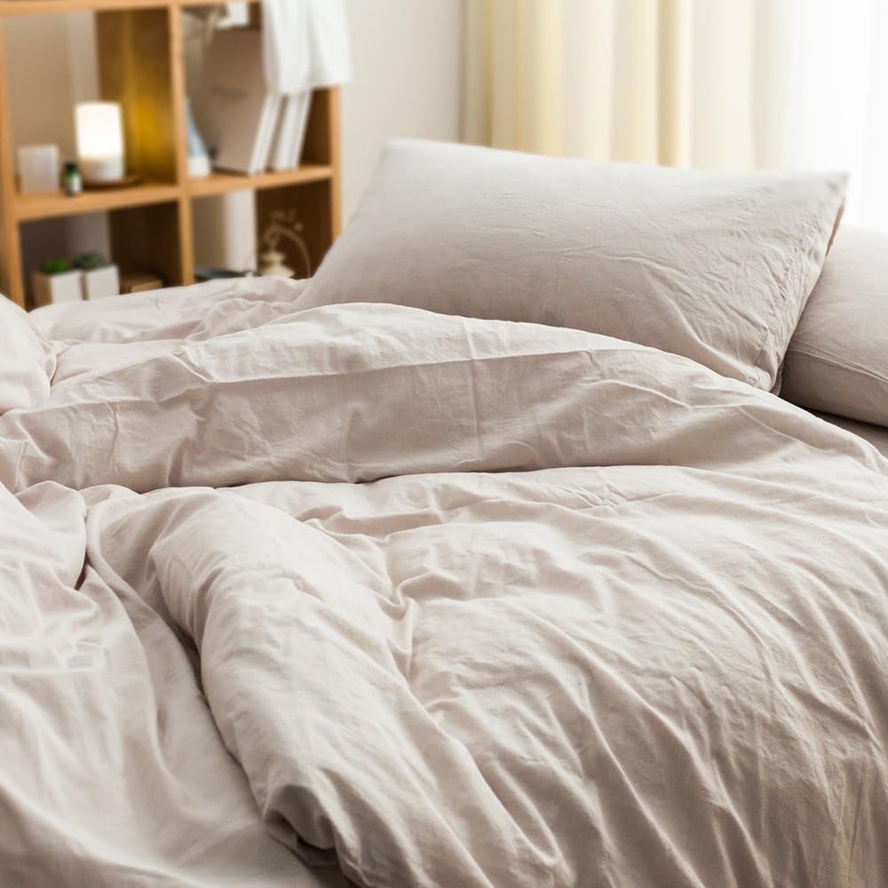 MKXI Cotton Duvet Cover Set Twin Size