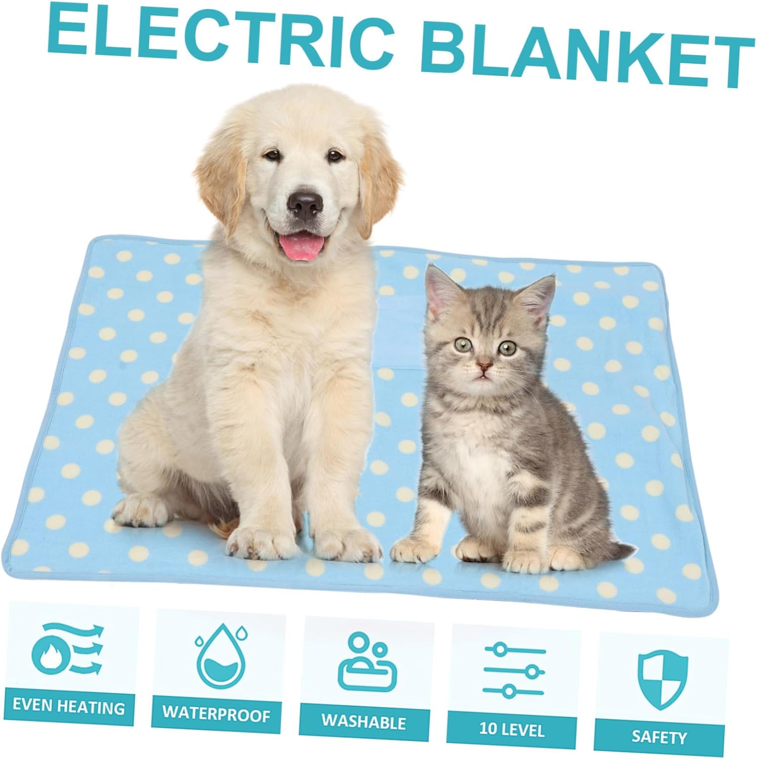 PRETYZOOM Heated Blanket for Winter Comfort and Safety