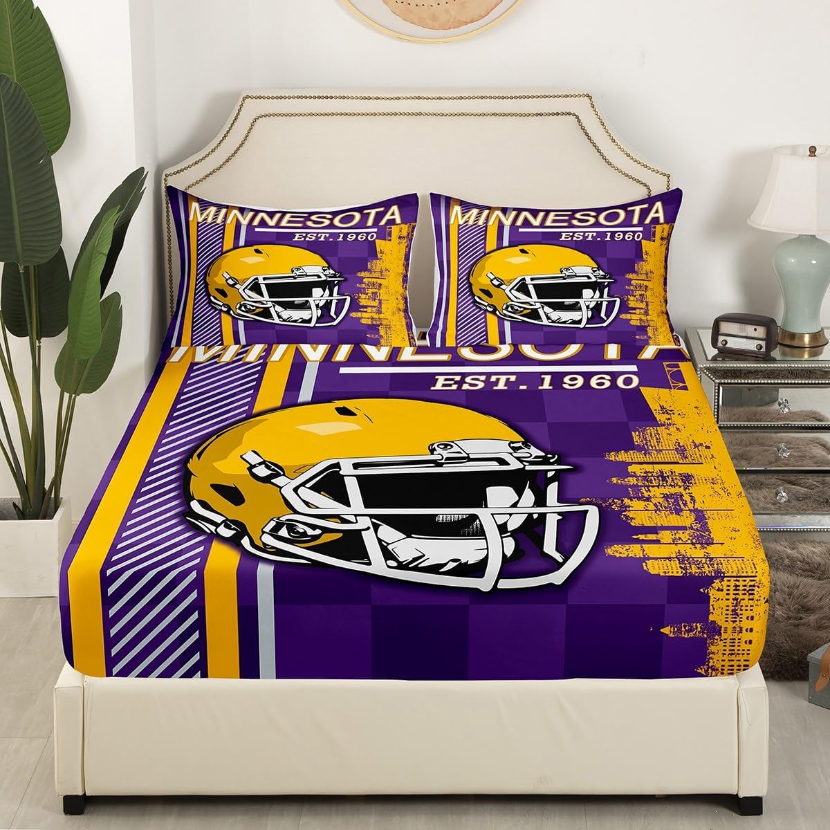 Erosebridal Boys Football Bed Sheet Set