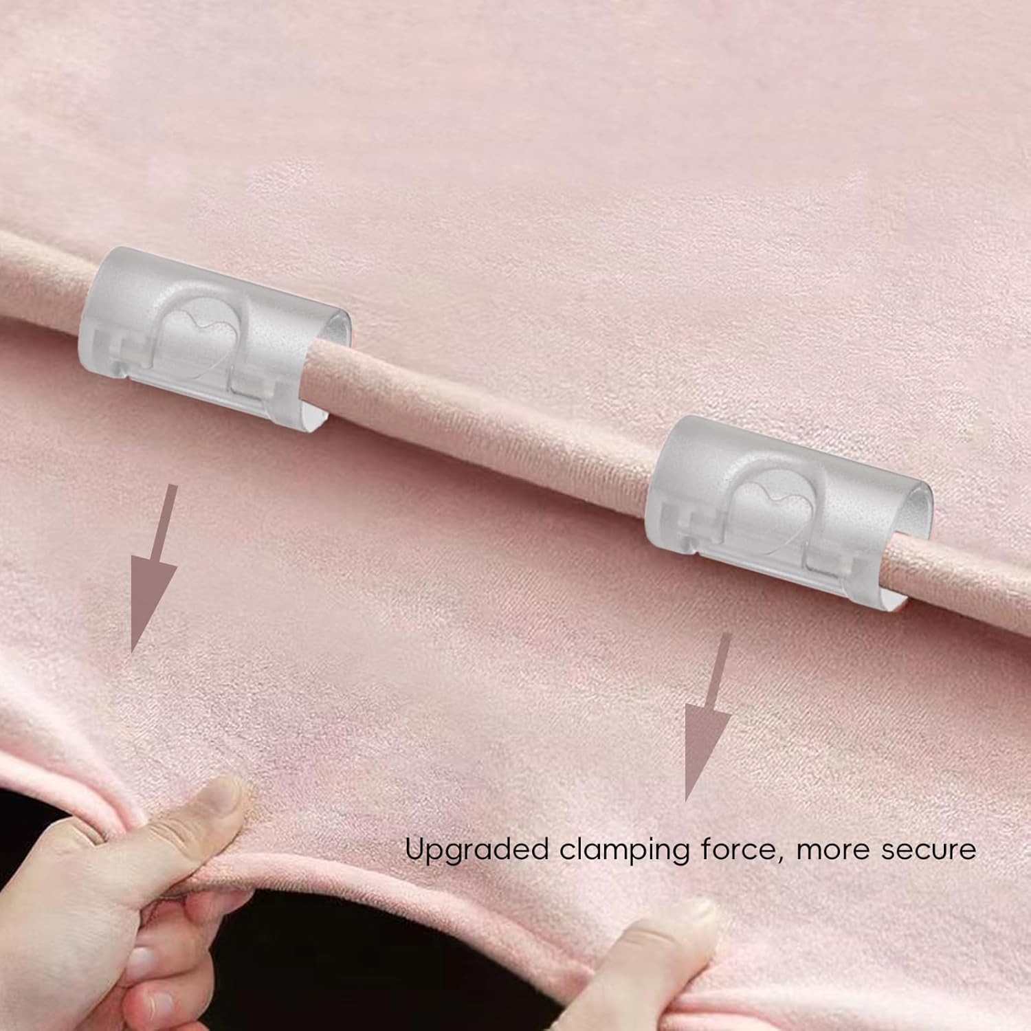 30Pcs Bed Sheet Grippers with Two-Position Adjustment