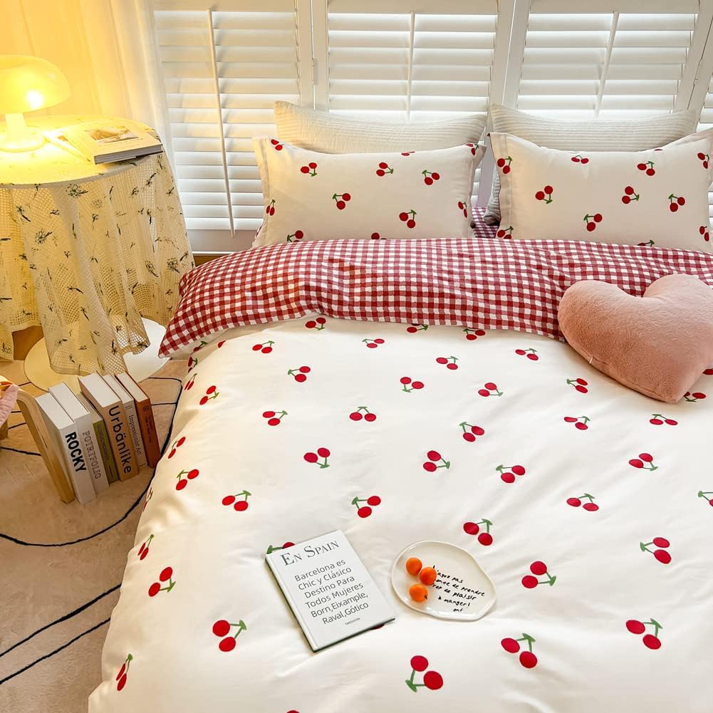 BlueBlue Cherry Kids Duvet Cover Set Twin 1