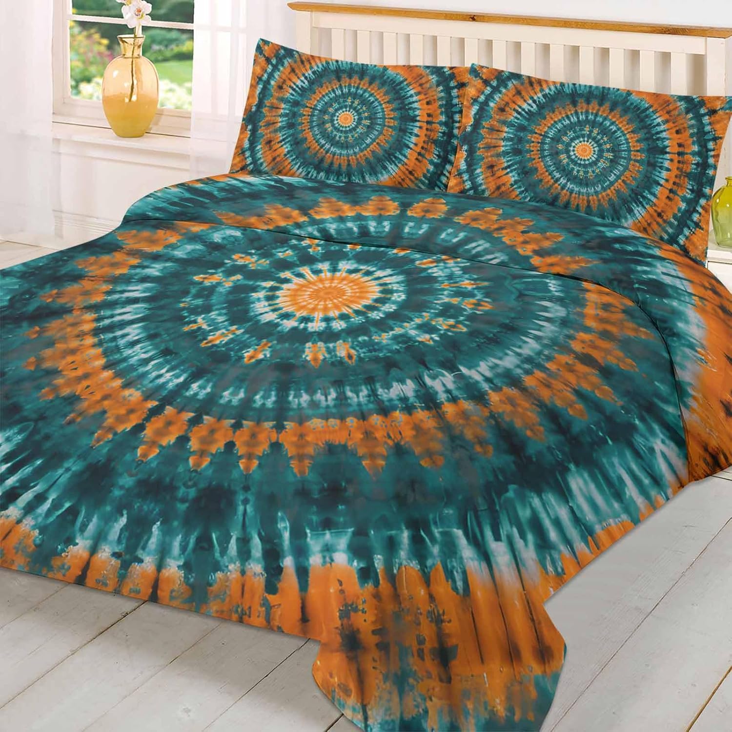3 Piece Queen Bedding Set with Zipper Duvet Cover and Pillowcases