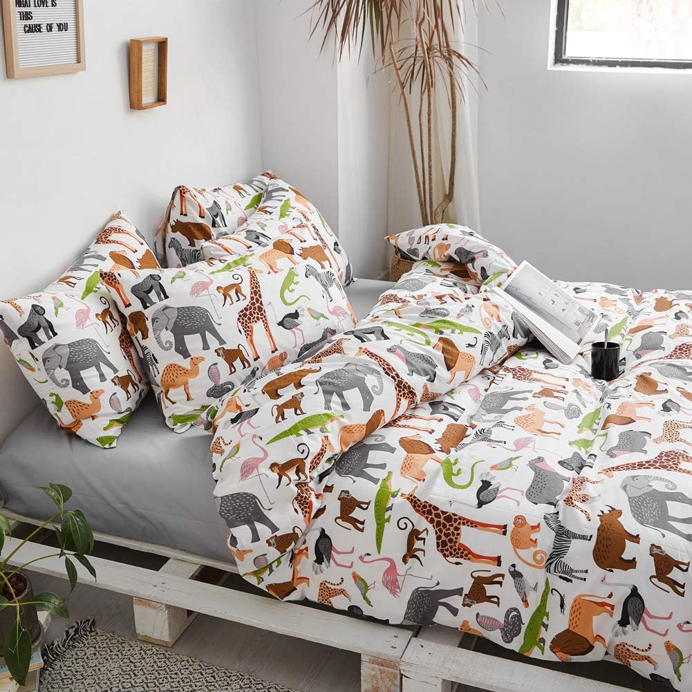 BlueBlue Safari Kids Duvet Cover Set Twin 1