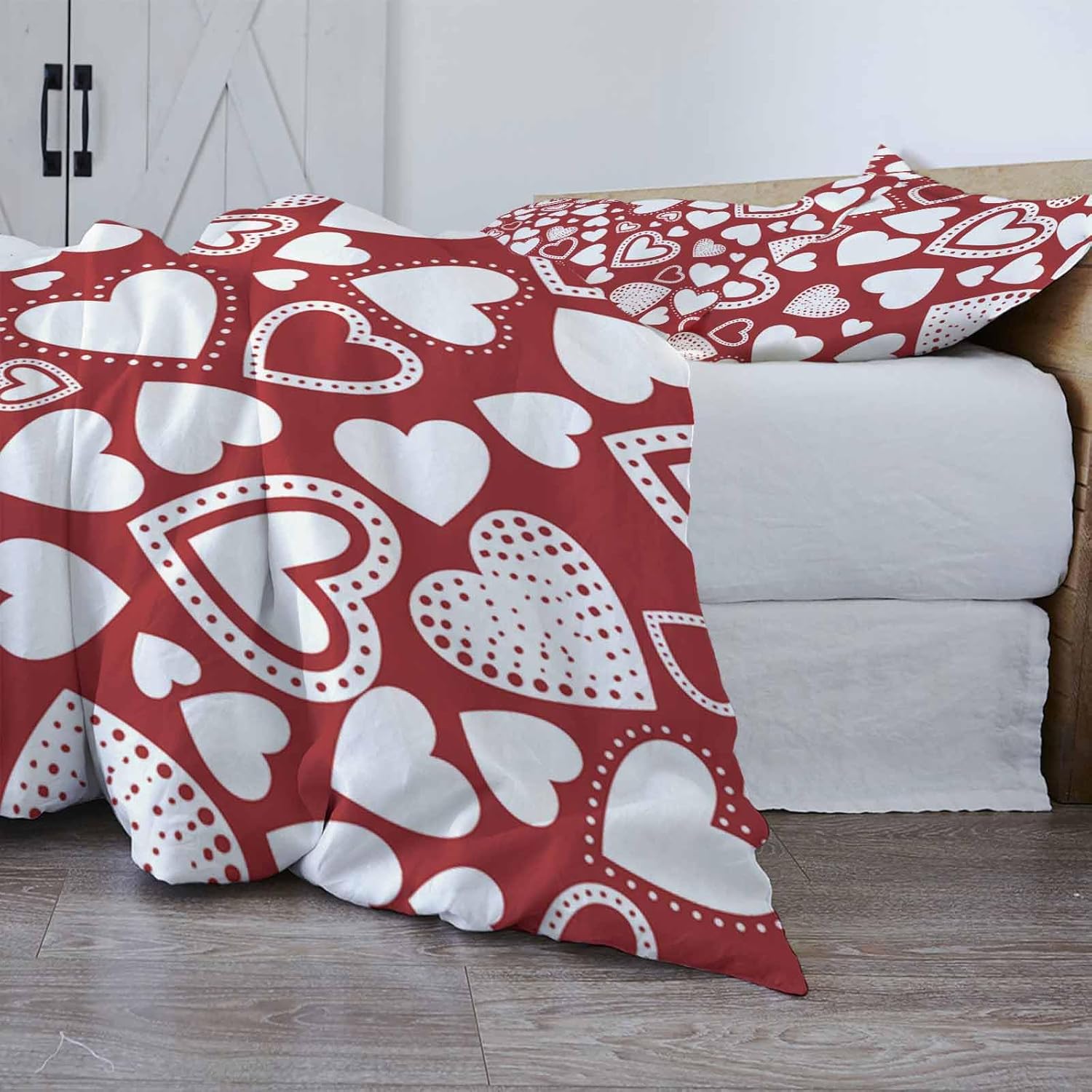 ZOE GARDEN Valentines Bed Duvet Cover Set