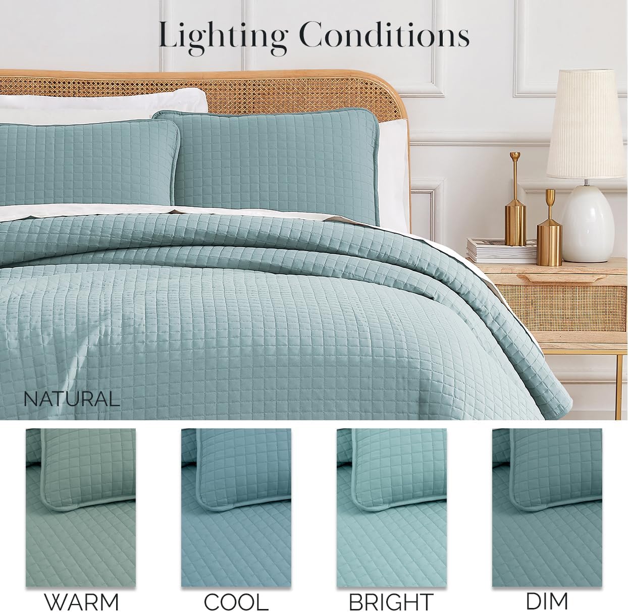 Southshore Fine Living Twin Quilt Set with Pillow Shams
