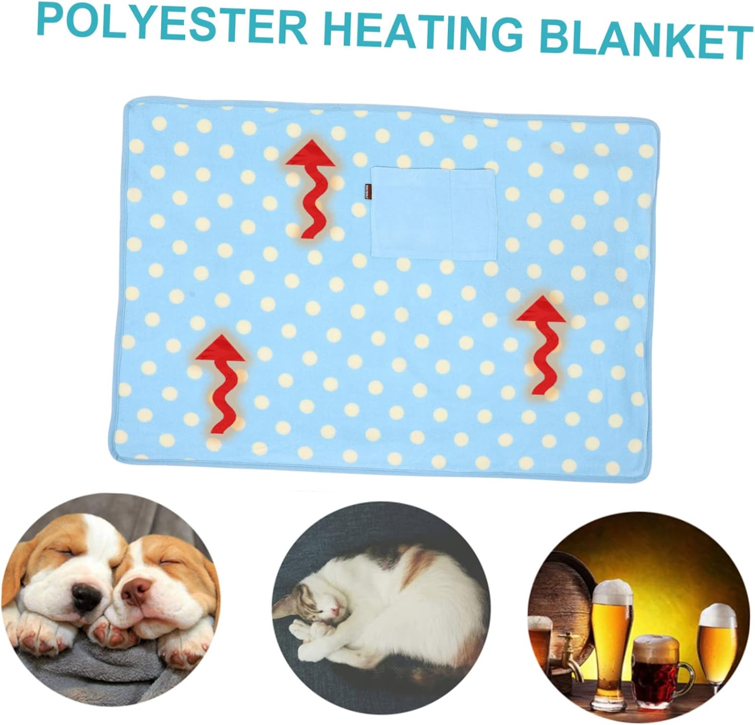 PRETYZOOM Heated Blanket for Winter Comfort and Safety