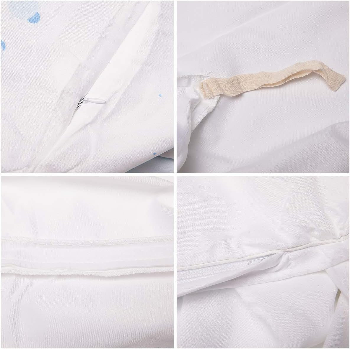 Boanket 3-Piece Queen Duvet Cover Set with Zipper and Pillowcases