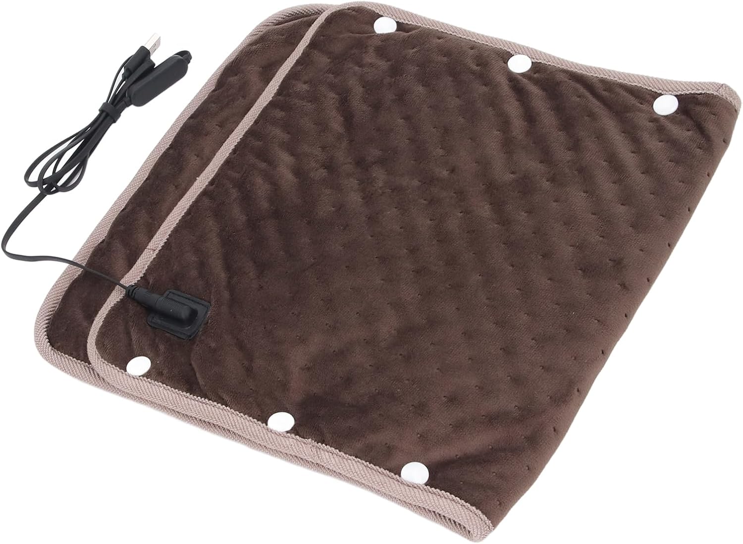 HURRISE USB Heated Blanket with 3 Temperature Settings