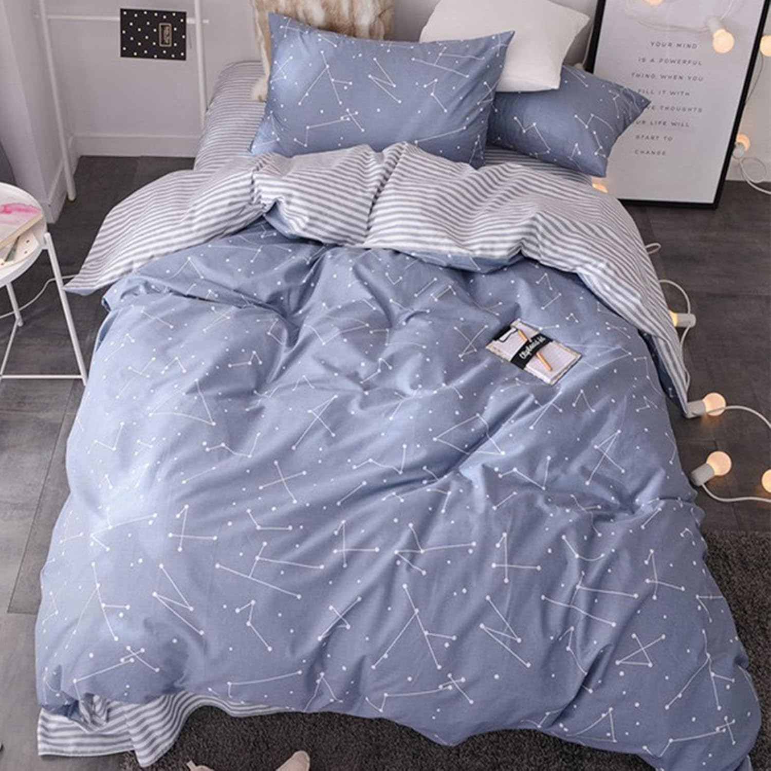 HighBuy Constellation Stars Comforter Set Twin XL Size