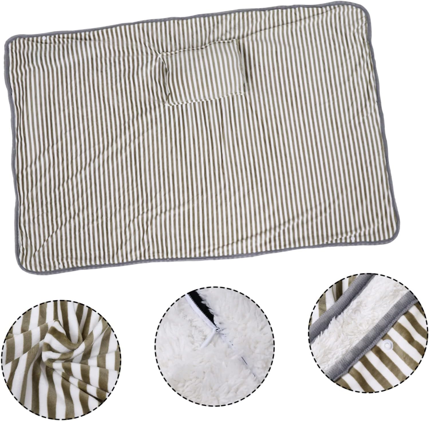 Zerodeko 1pc Electric Heated Blanket for Home and Travel