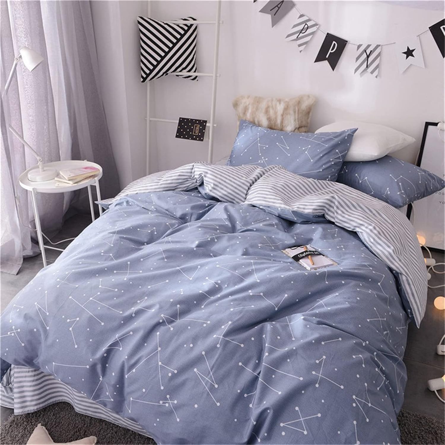 HighBuy Constellation Stars Comforter Set Twin XL Size