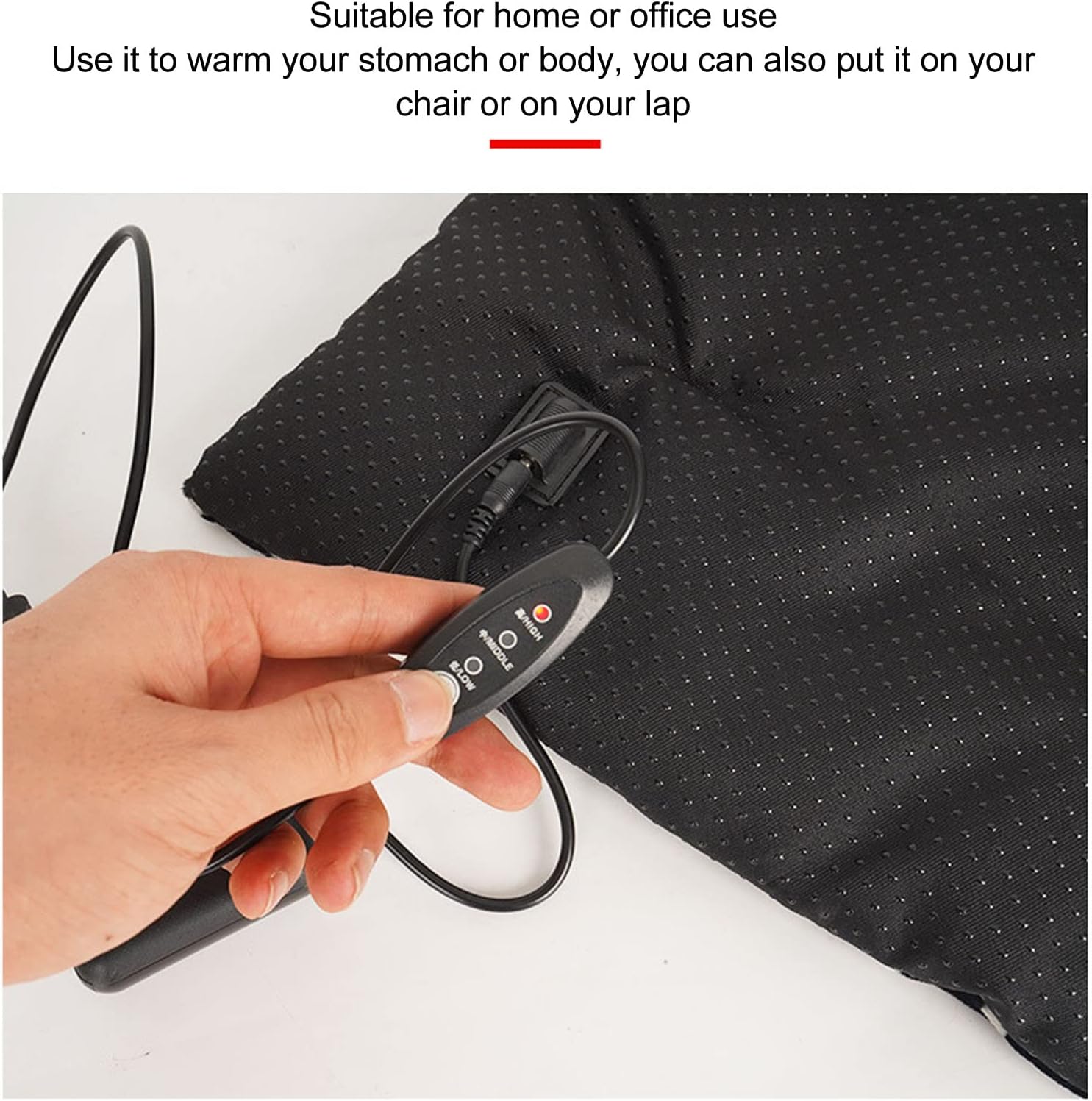 Yosoo USB Heating Pad 37x47cm Auto Off 3 Levels