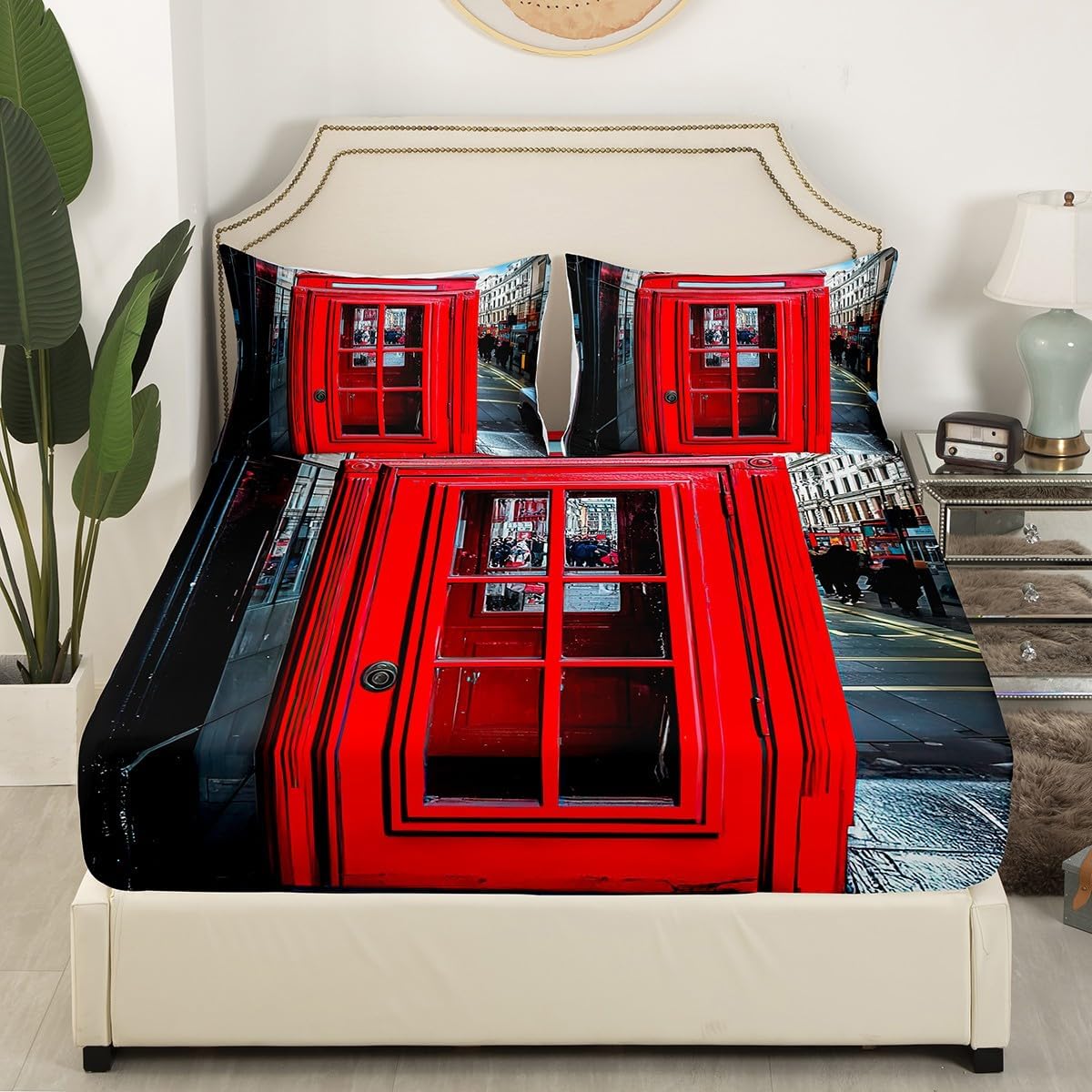 Feelyou London Themed Kids Sheet Set Full Size 1