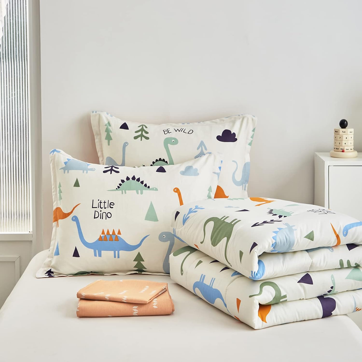 Joyreap Dinosaur Reversible Bed in a Bag Set Queen Size