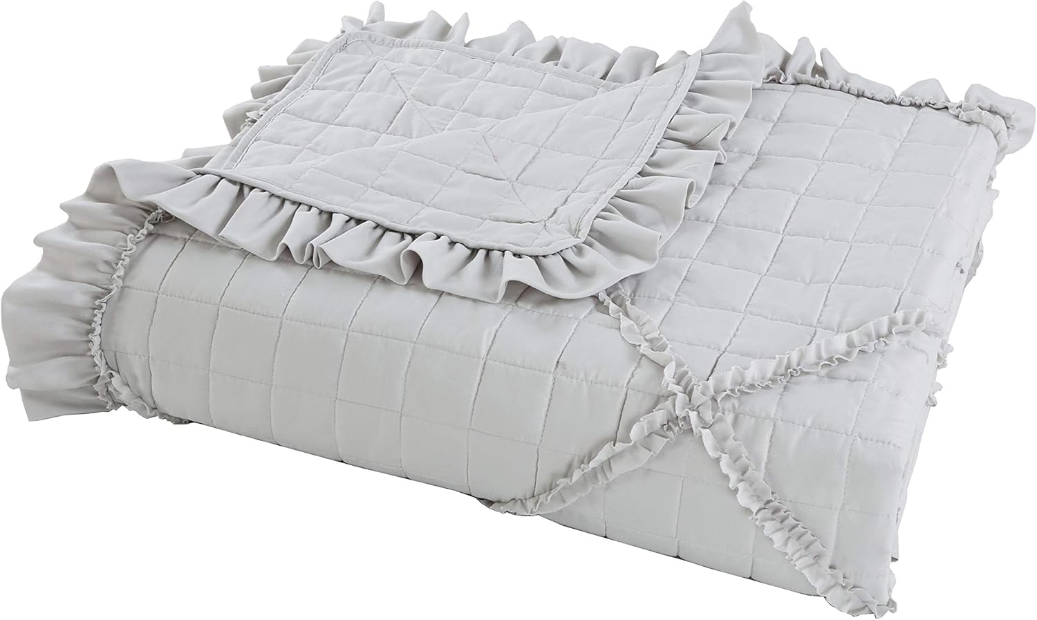 Marina Decoration Shabby Chic Quilt Set with Pillow Shams