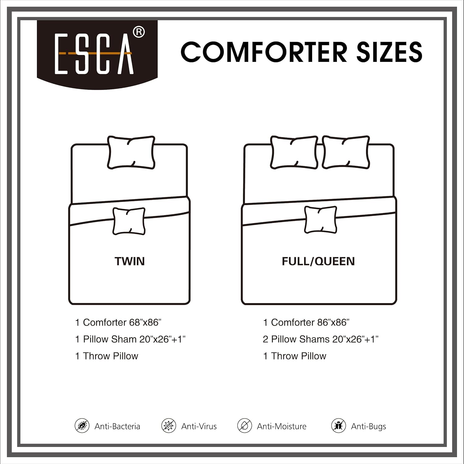 ESCA Butterfly Kids Comforter Set Twin Size Blush Pink