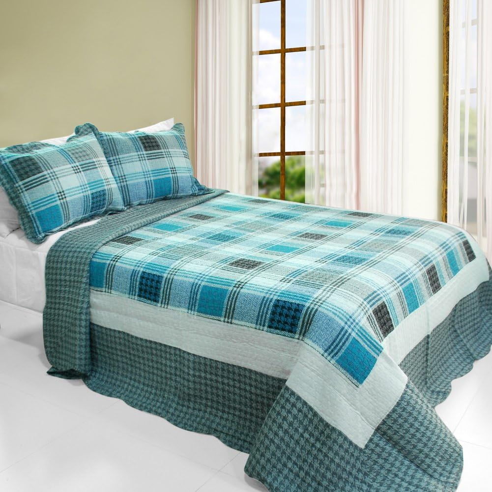 Blancho Bedding Fantastic Land Cotton 3PC Quilt Set 1