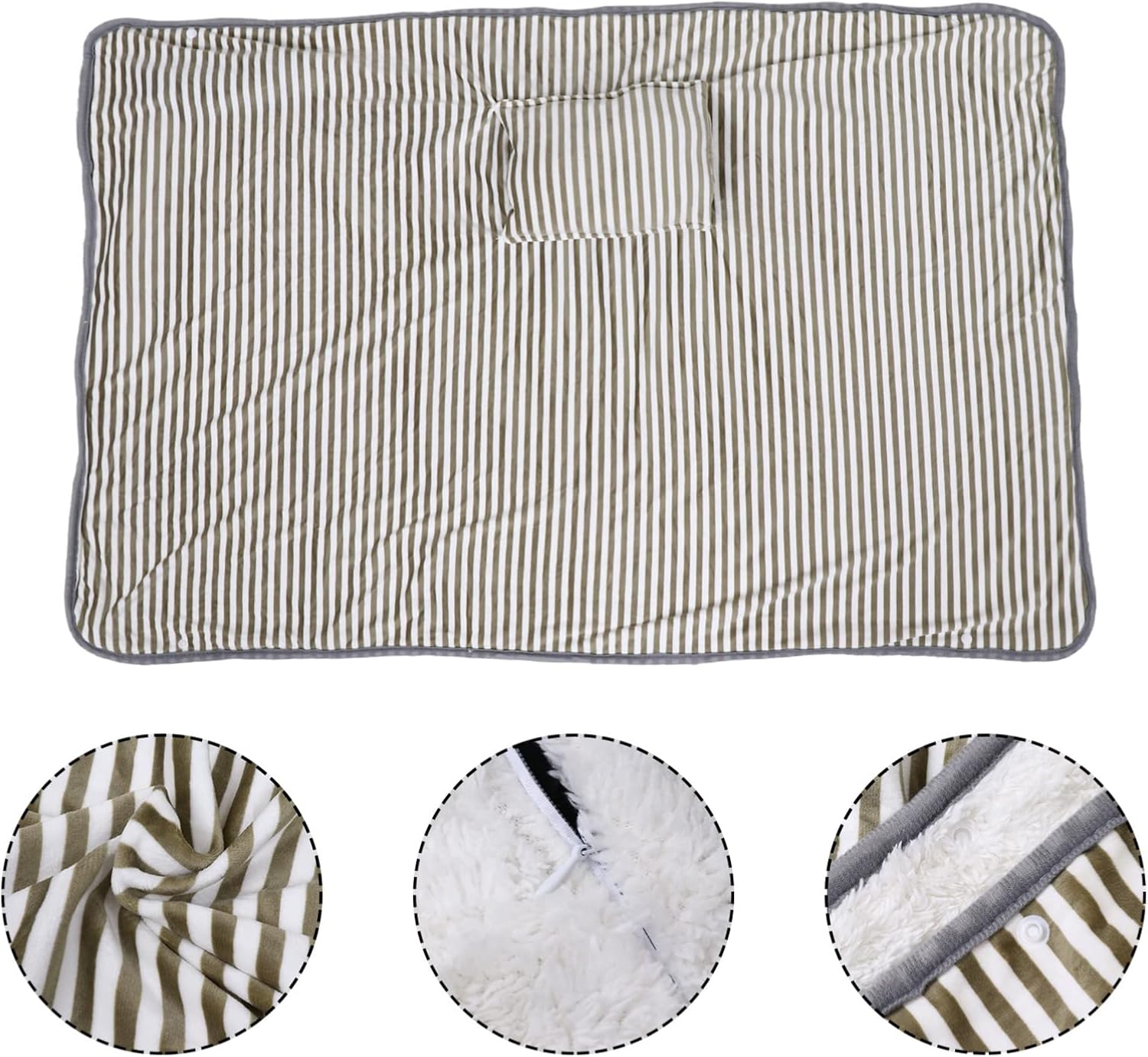 EXCEART Quick Heat USB Electric Blanket for Home and Travel