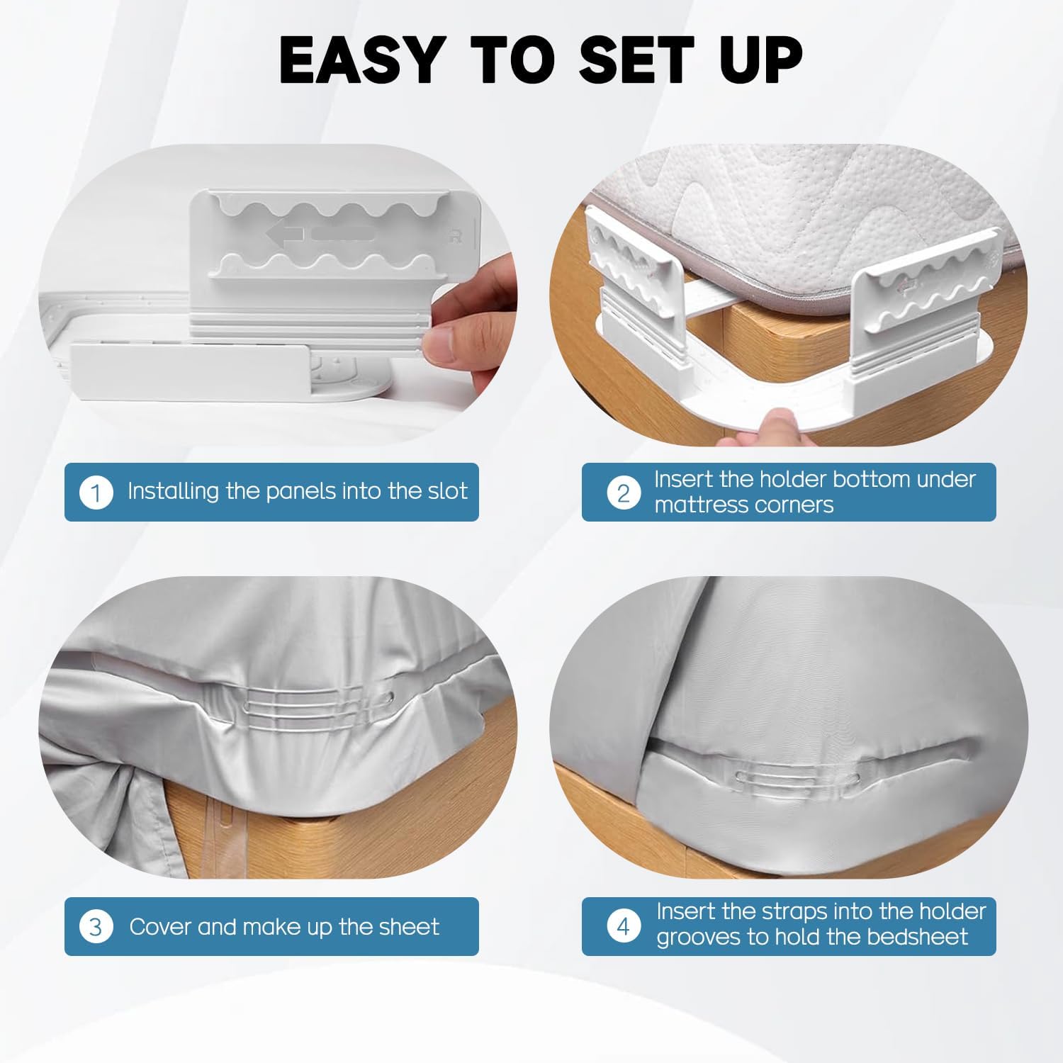 Heavy Duty Sheet Holders with Lock Strips for Corners