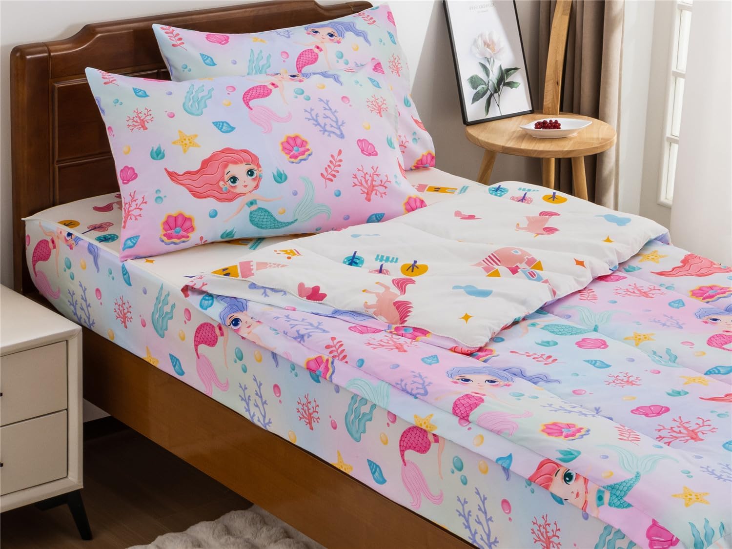 NTBED Mermaid Zip Comforter Set Twin