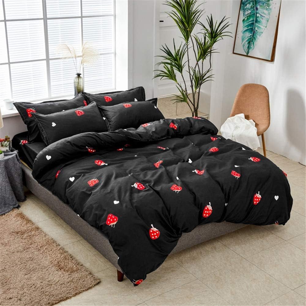 Erosebridal Strawberry Duvet Cover Set Queen Size