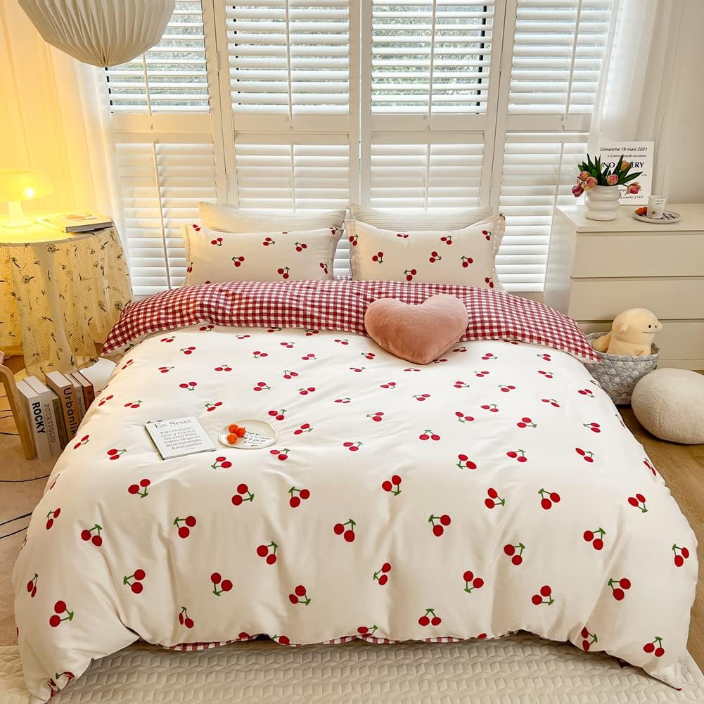 BlueBlue Cherry Kids Duvet Cover Set Twin 1
