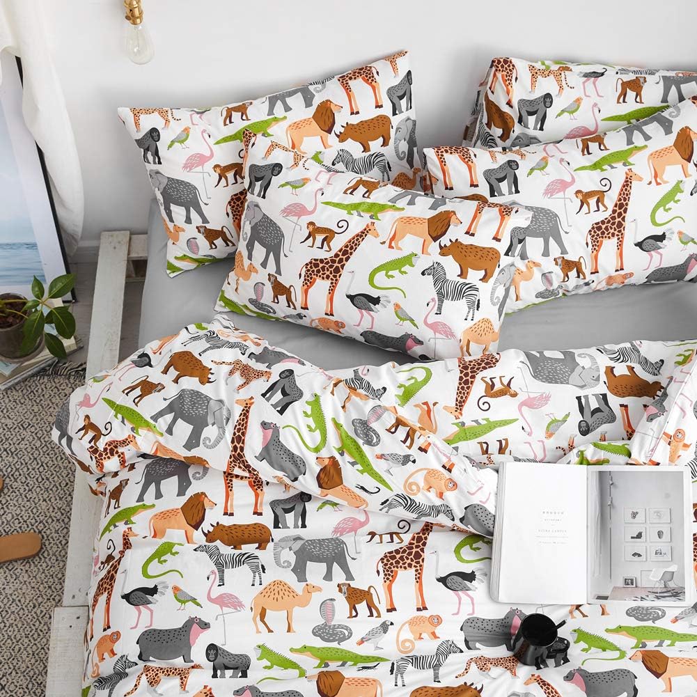 BlueBlue Safari Kids Duvet Cover Set Twin 1