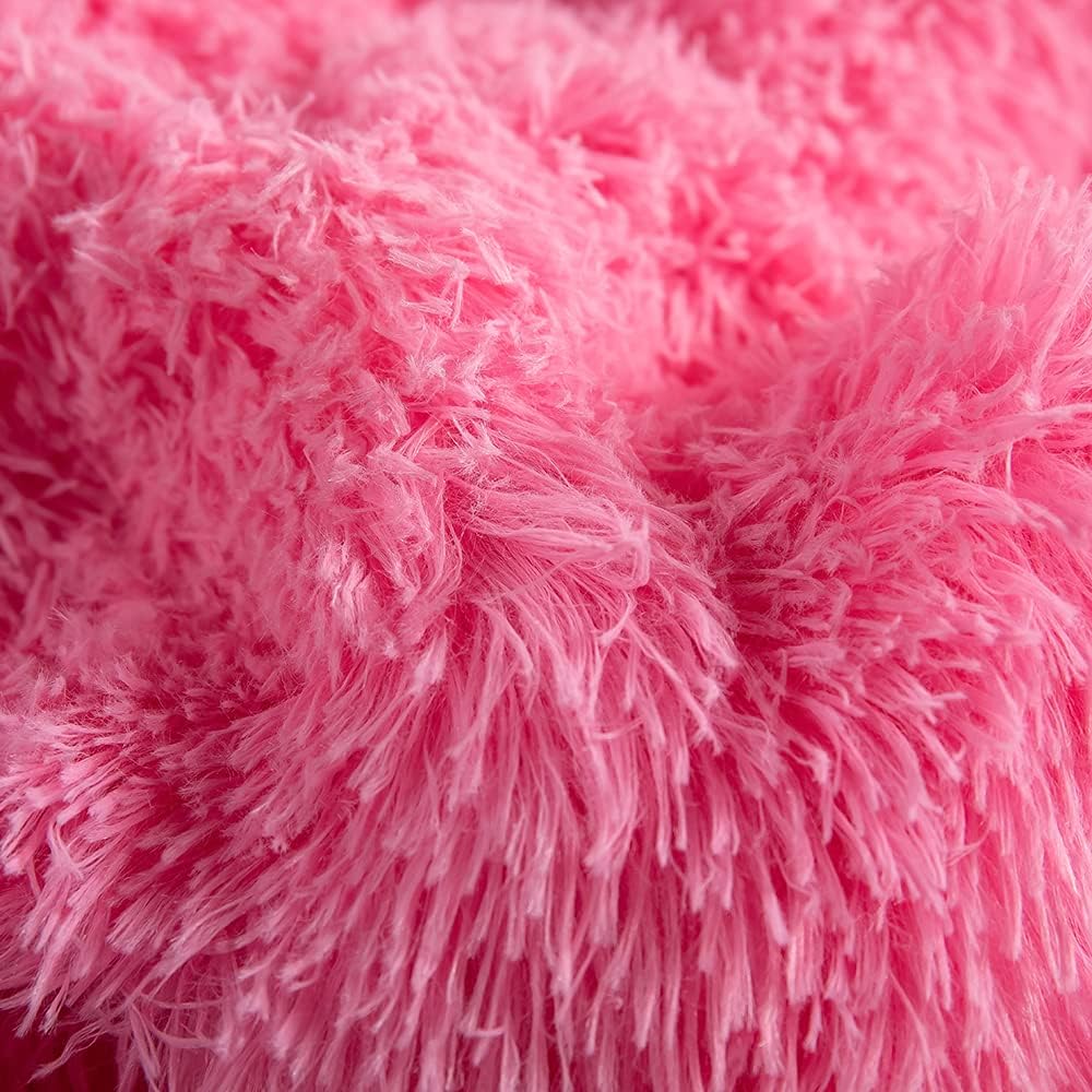 Chovy Faux Fur Plush Comforter Set Twin Full