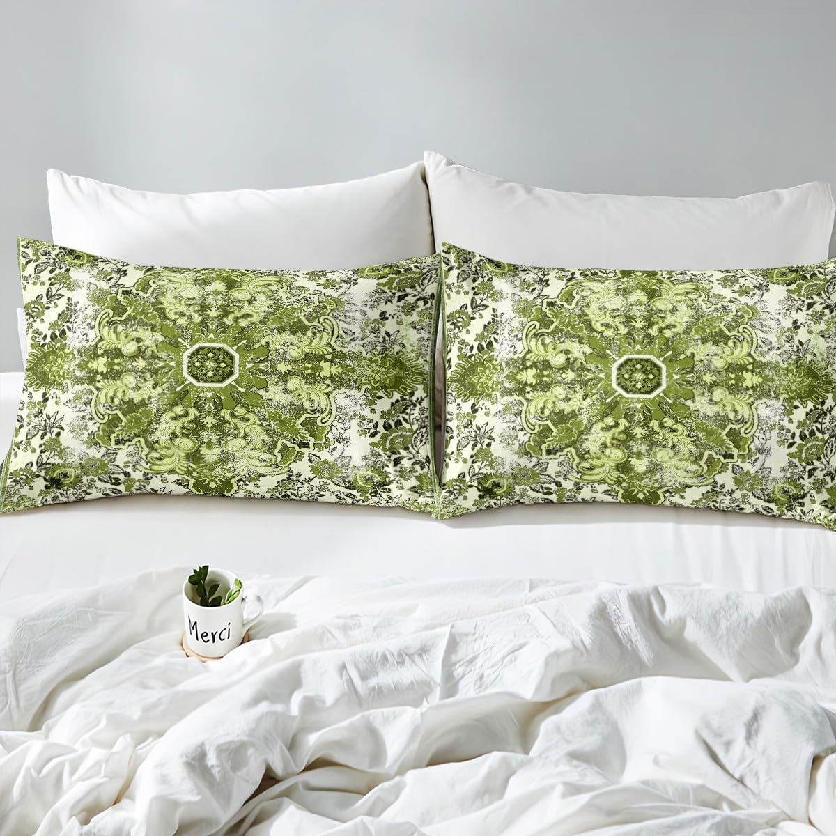 Erosebridal Ethnic Floral Twin Bed Sheet Set