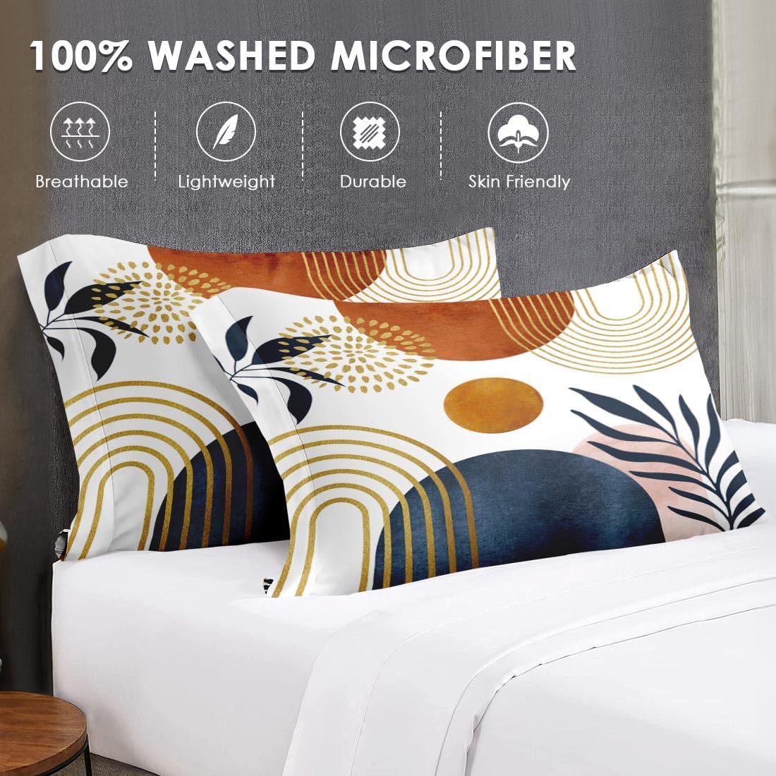 WeCozy 7 Pcs Queen Comforter Set with 2 Pillowcases and 2 Shams
