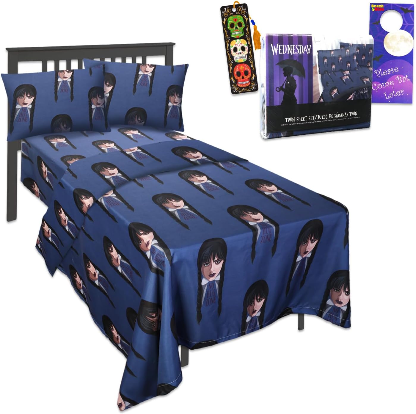 Wednesday Addams Bedding Set Twin Bed Bundle