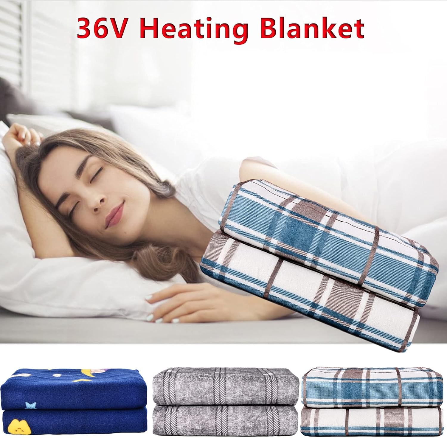CENGNIAN Electric Blanket Throw 275 x 59