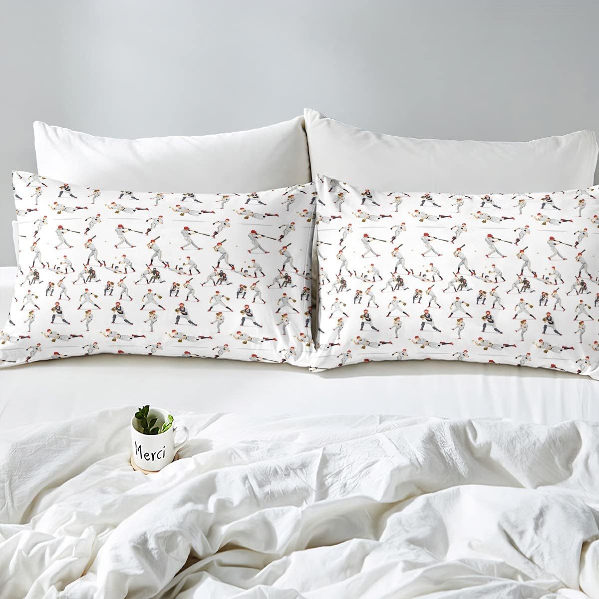 Erosebridal Baseball Bedding Set Twin Size 1