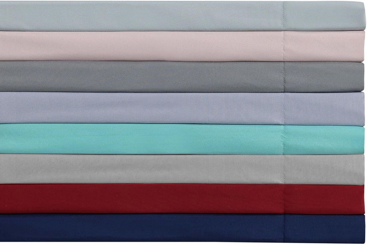 My World Solid 3-Piece Sheet Set Blush Twin XL 1