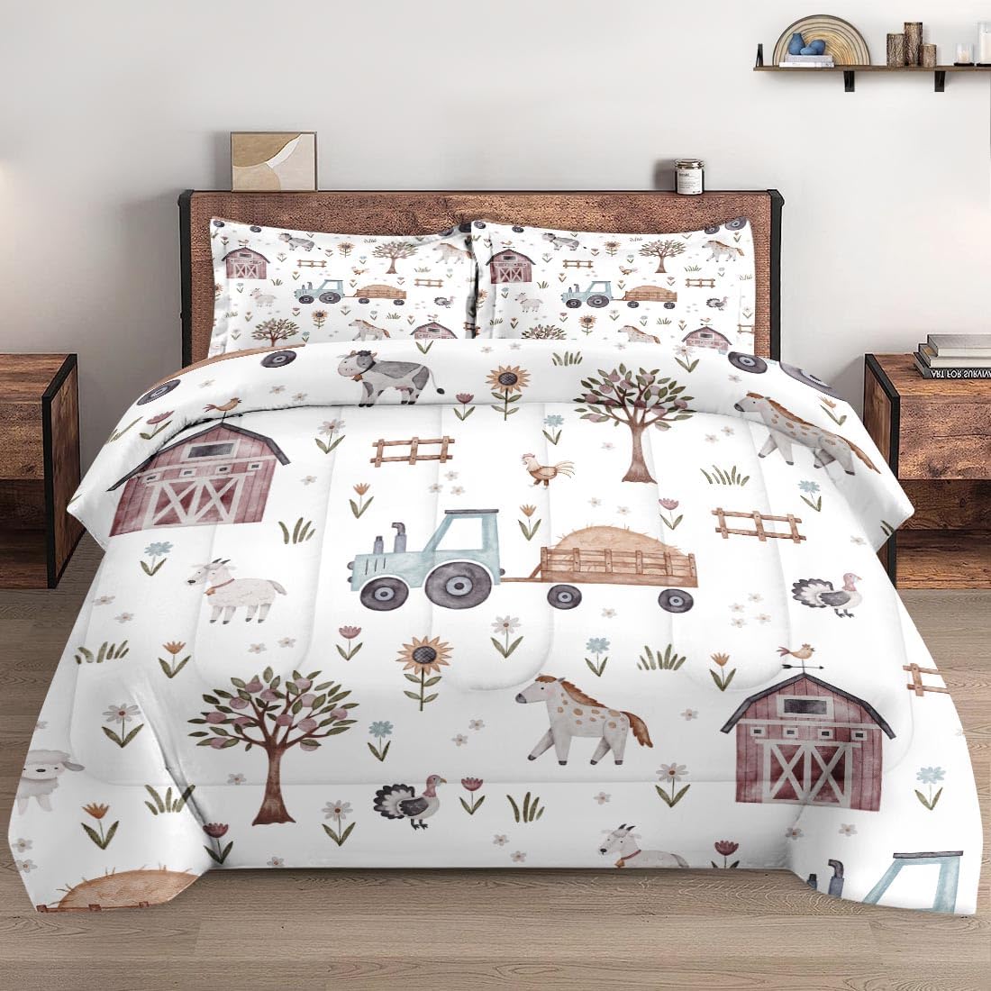 WeCozy Twin Size Comforter Set with Pillowcase