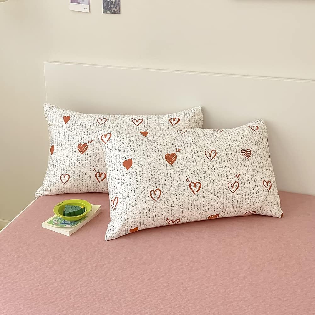 BlueBlue Heart Kids Duvet Cover Twin Set