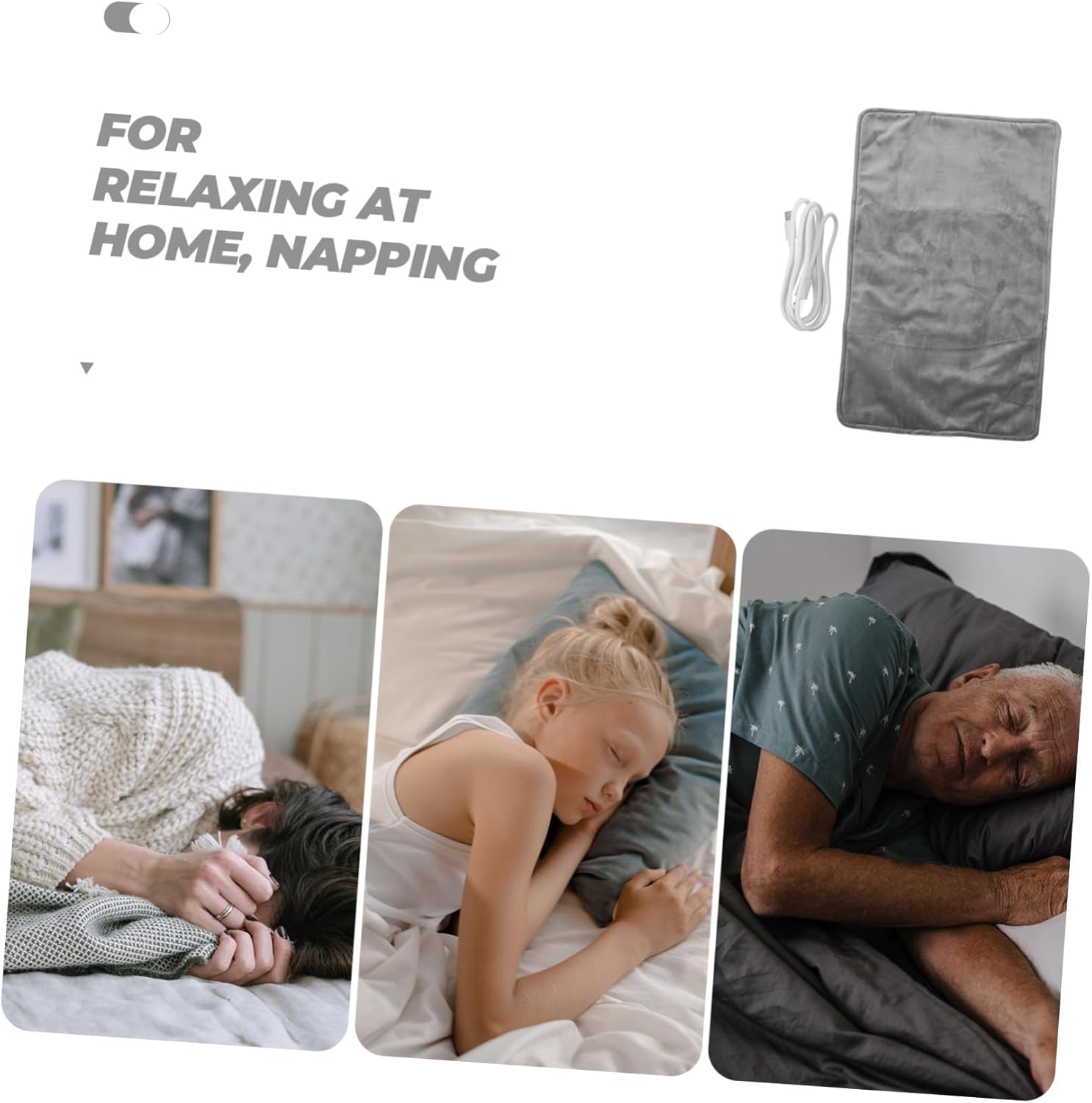 Sosoport Cordless Electric Blanket Warm Pad
