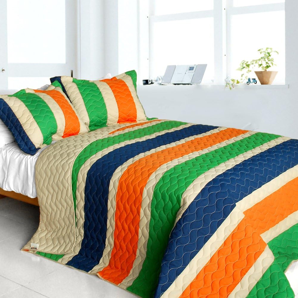 Onitiva Season of Fate 3PC Patchwork Quilt Set