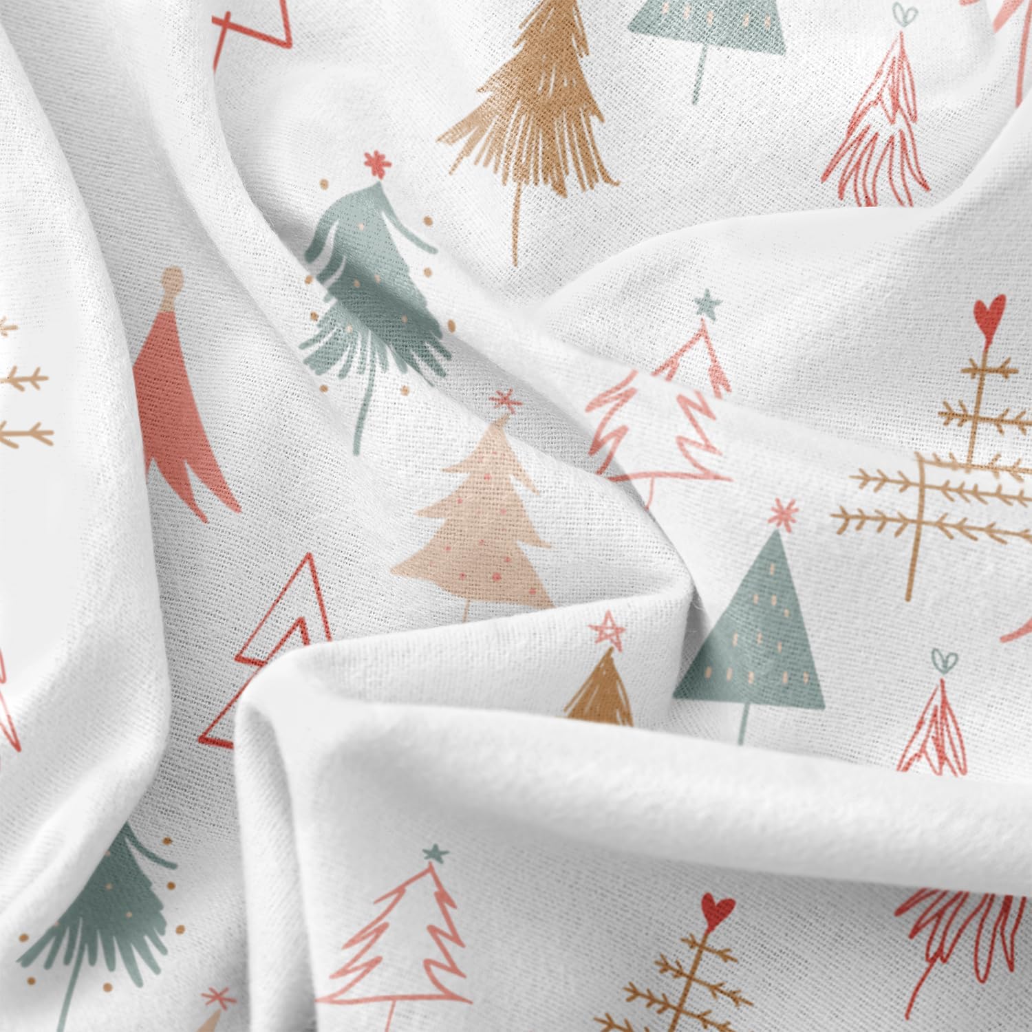 CGK Unlimited Flannel Christmas Cal King Sheets