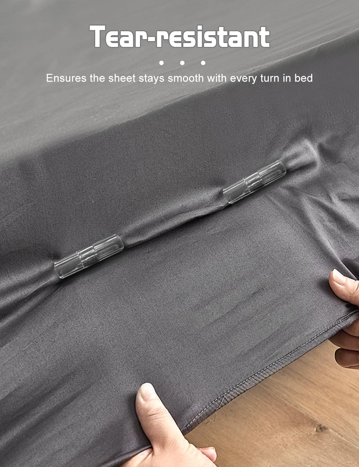 Fizzest Sheet Clips for 3 Beds 24 Straps and Clips Included