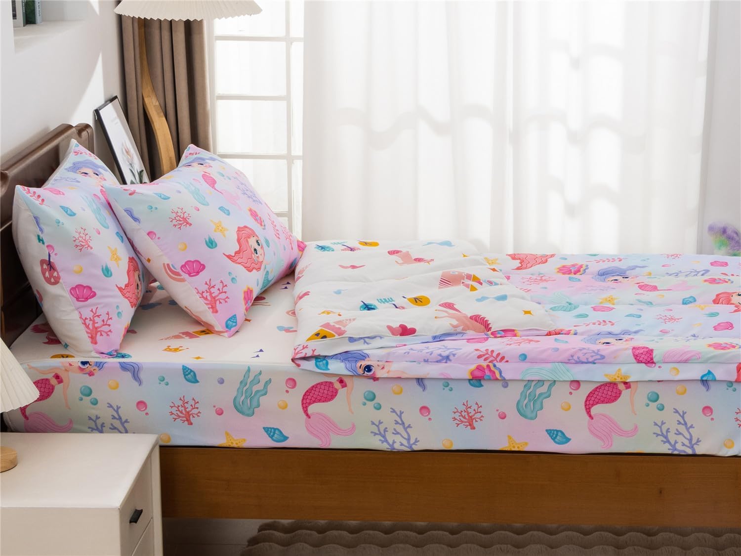 NTBED Mermaid Zip Comforter Set Twin