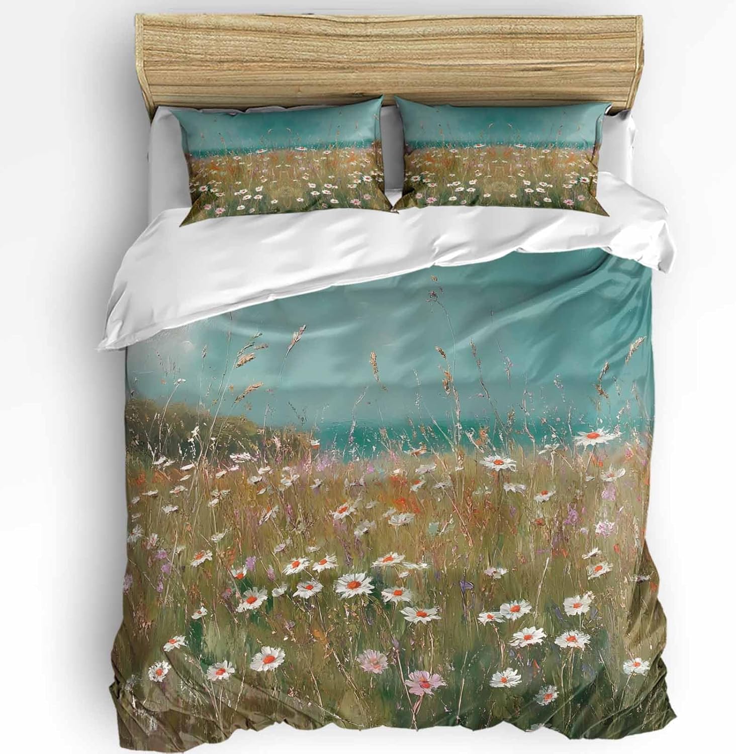 Boanket 3-Piece Full Size Duvet Cover Set with Zipper